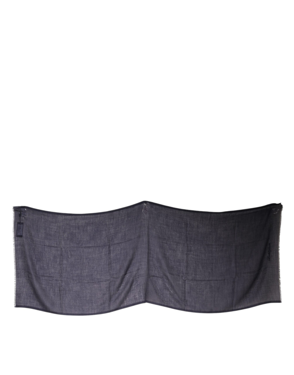 Dolce &amp; Gabbana – Schwarzer Kaschmir-Foulard-Schal mit Halstuch