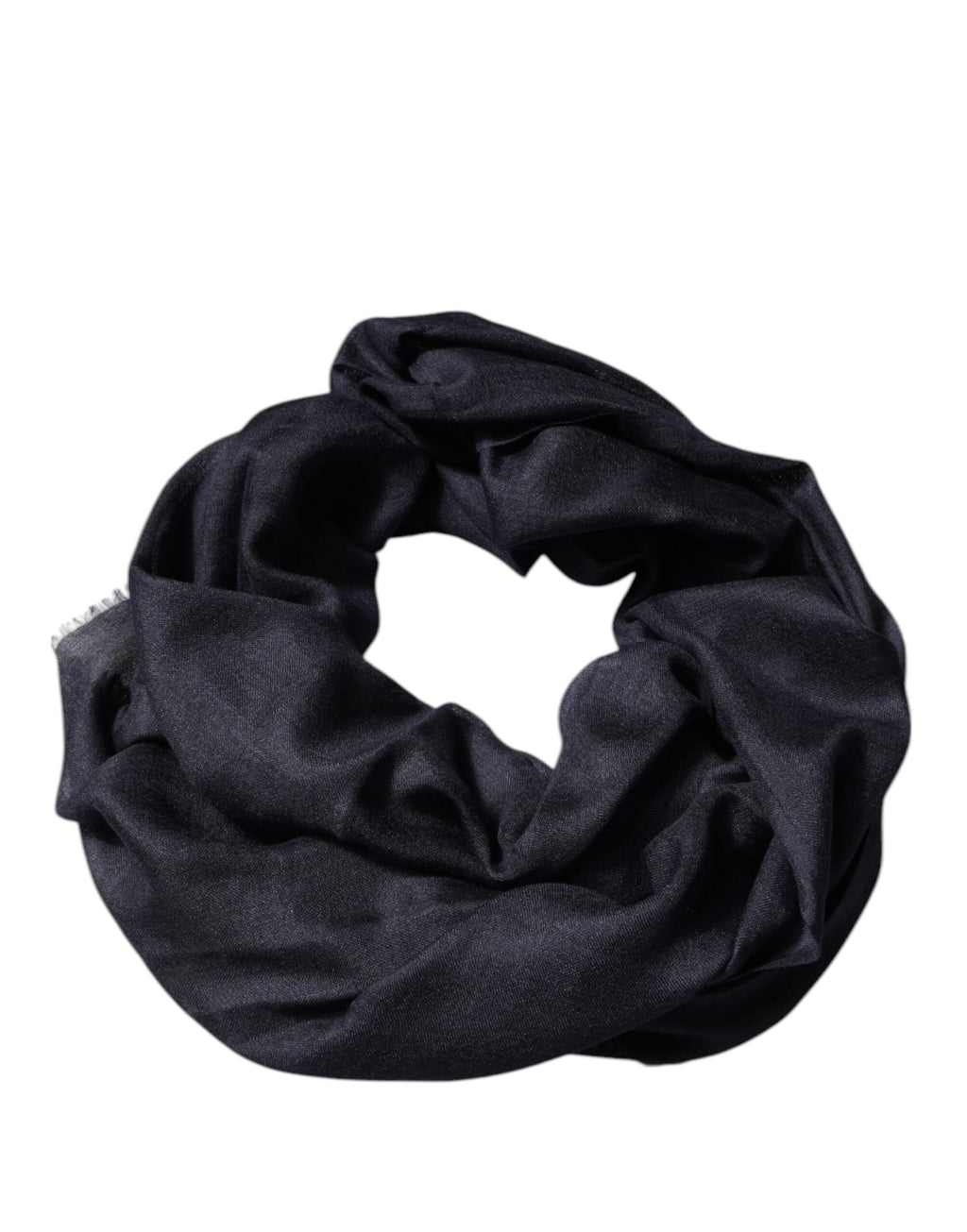 Dolce &amp; Gabbana – Schwarzer Kaschmir-Foulard-Schal mit Halstuch