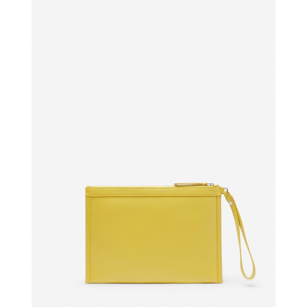 Lanvin „Gelbe Lederbrieftasche für Herren“