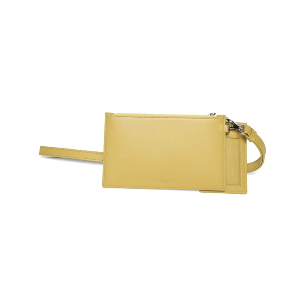 Lanvin „Sonnenscheingelbe Lederbrieftasche für Herren“