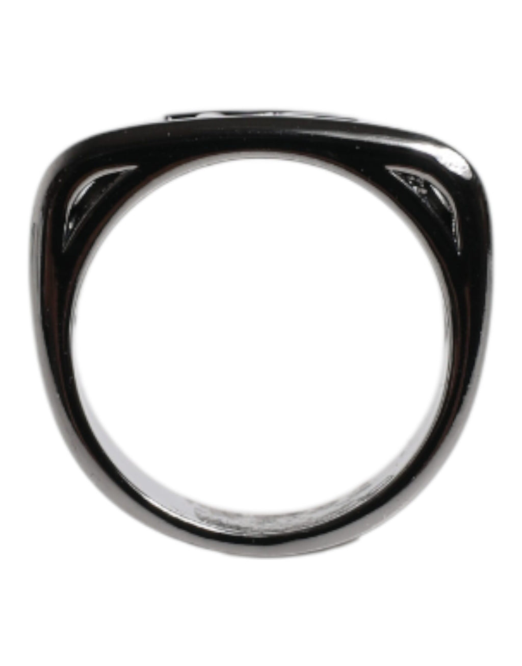 Dolce &amp; Gabbana Ring mit Anello DG-Logo aus silberfarbenem Messing