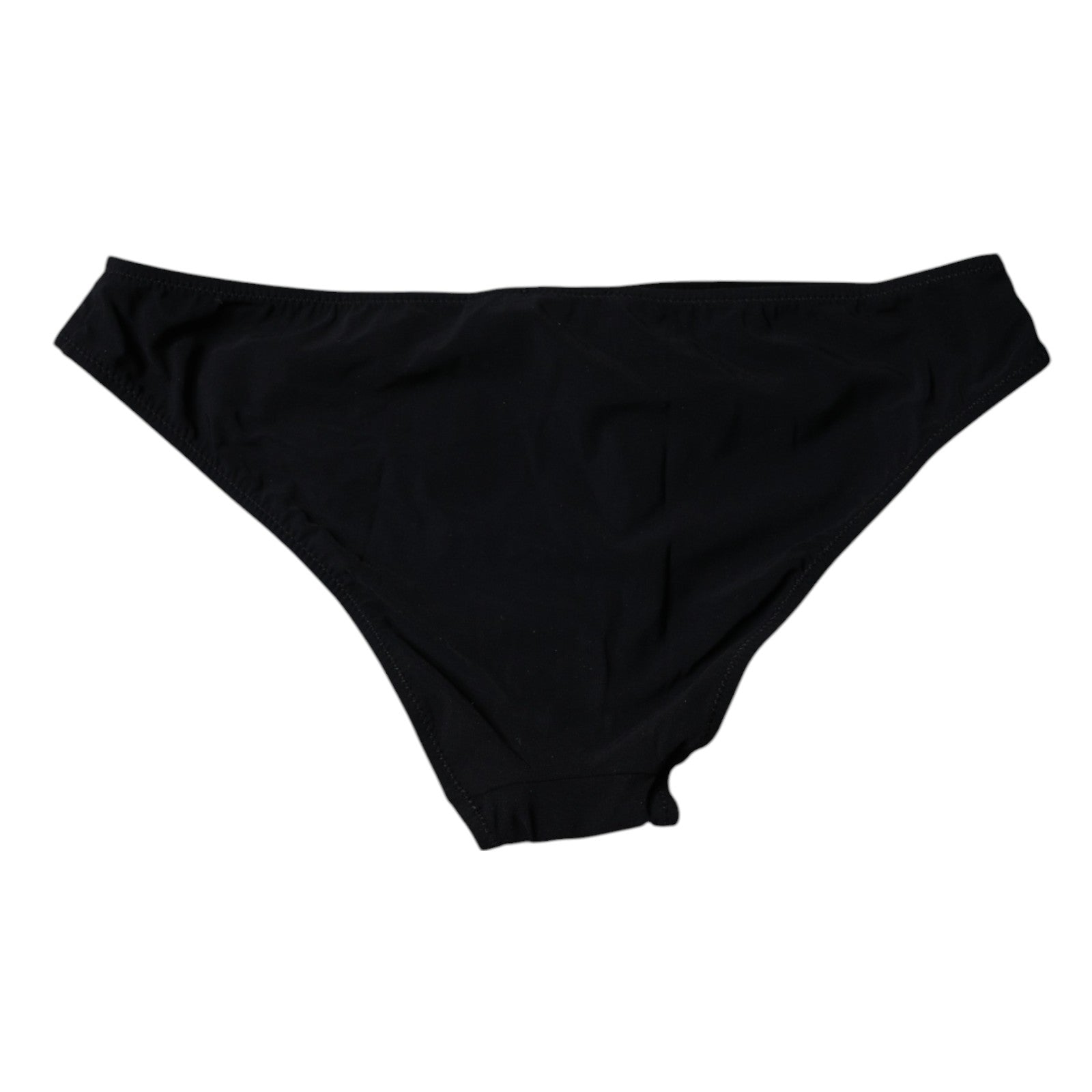 Dolce &amp; Gabbana – Schwarze Nylon-Stretch-Höschen mit mittlerer Taille