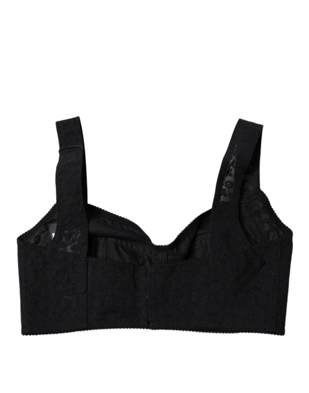 Schwarze Nylon-Balconcino-Büstenhalter-Unterwäsche von Dolce &amp; Gabbana