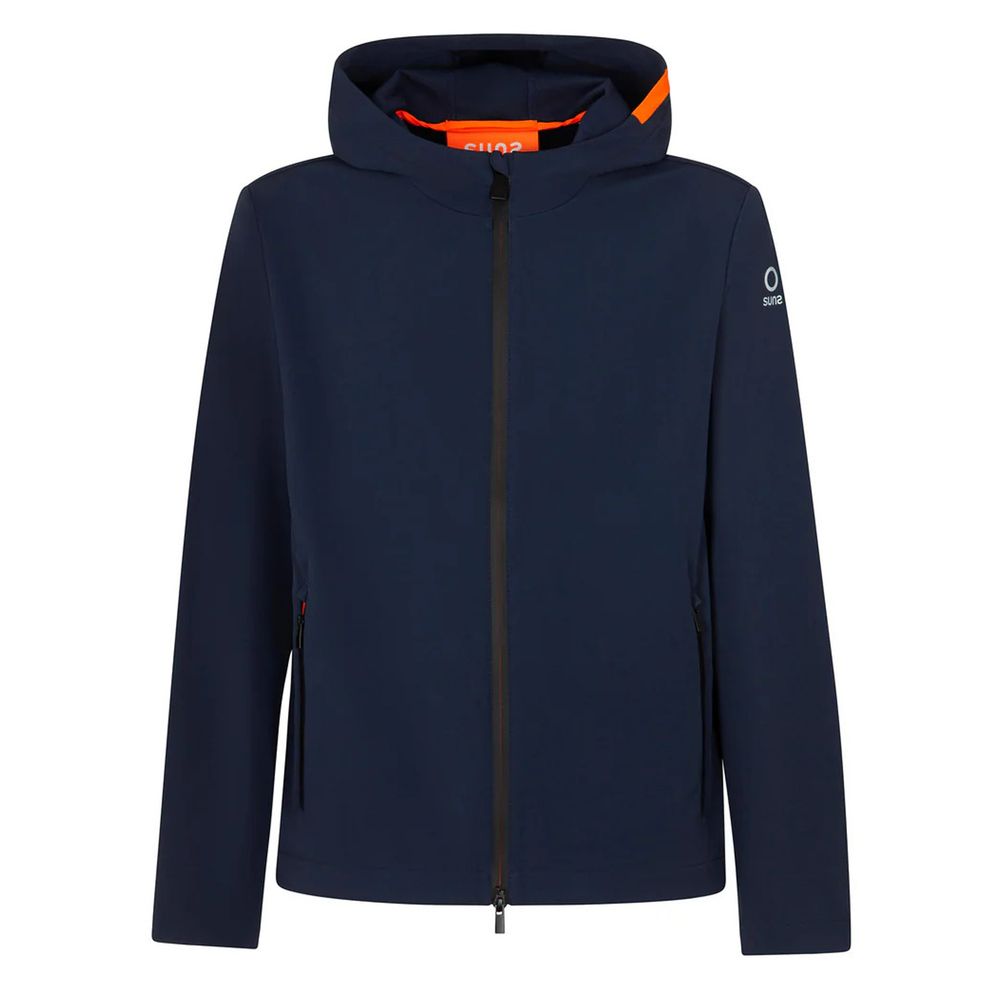 Suns Blaue Polyesterjacke