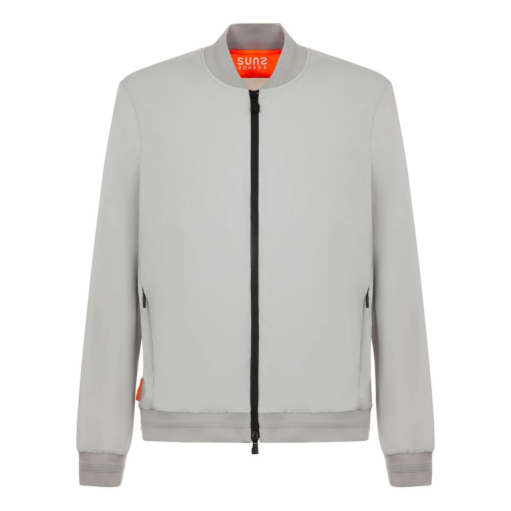 Suns Herren Stretchjacke aus braunem Nylon