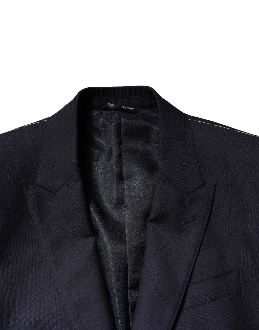 Dolce &amp; Gabbana Blauer MARTINI-Wollanzug, 3-teilig, formeller Herrenanzug