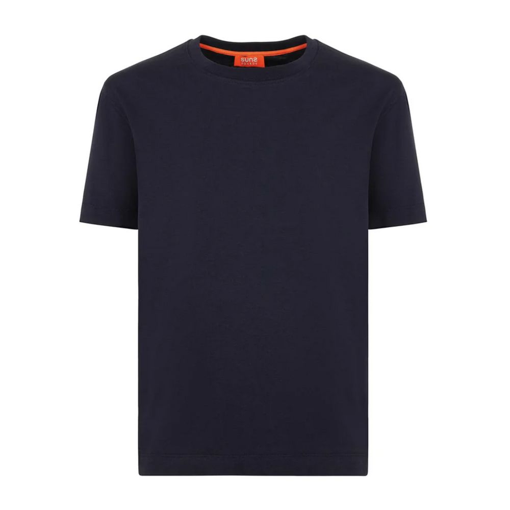 Suns Blaues Baumwoll-T-Shirt