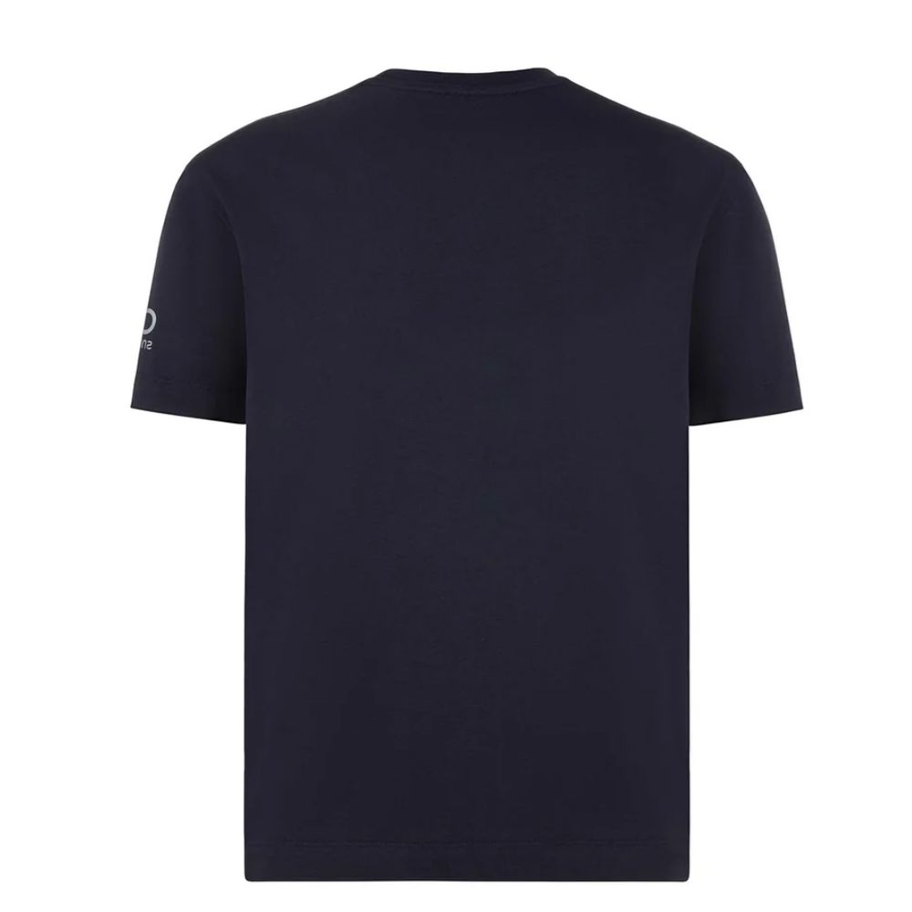 Suns Blaues Baumwoll-T-Shirt