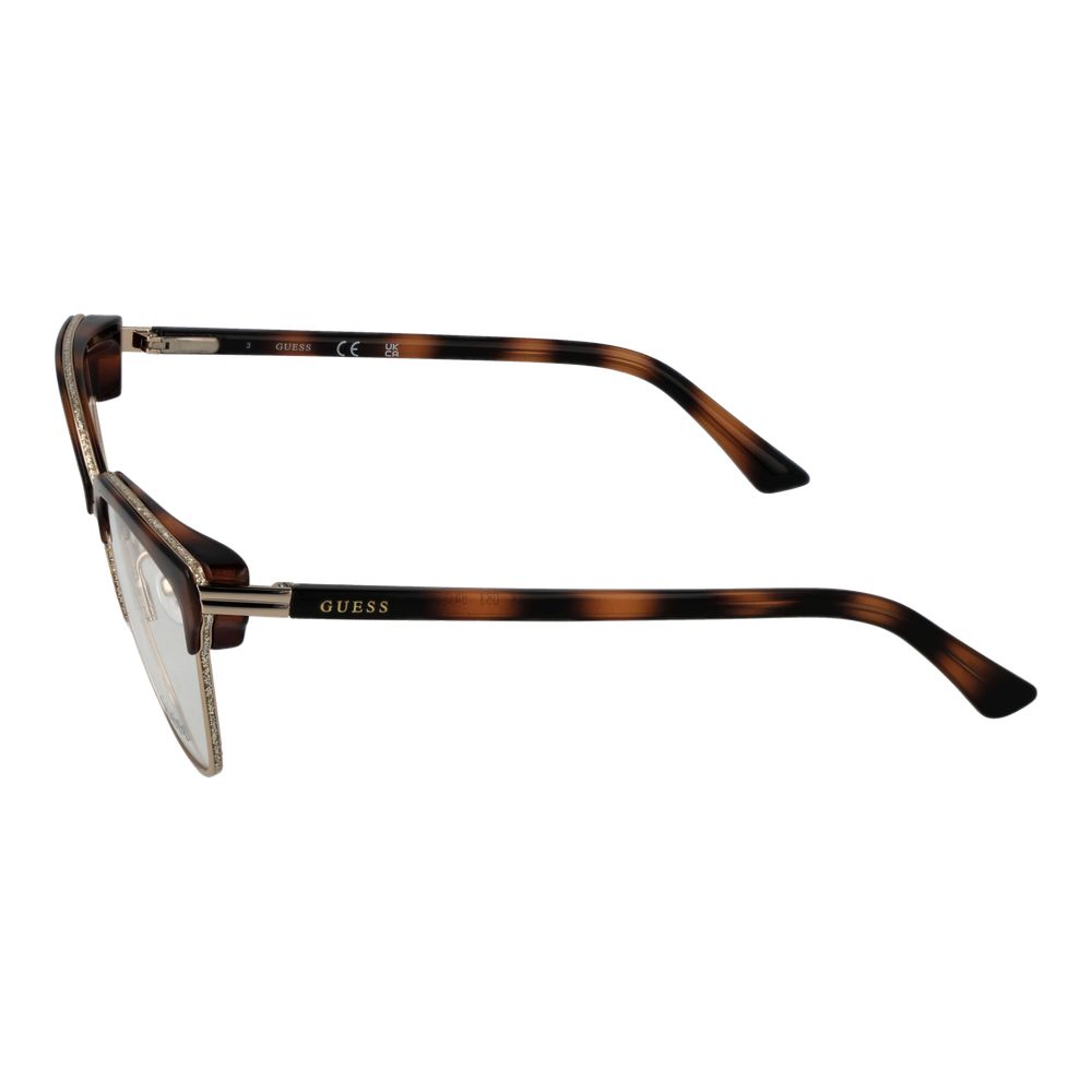 Guess Brown Plastic Glasses (Frames) - Allority