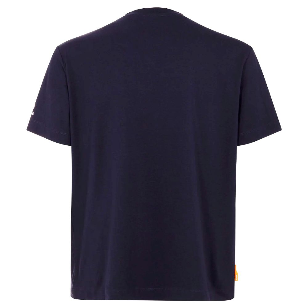 Suns Blaues Baumwoll-T-Shirt