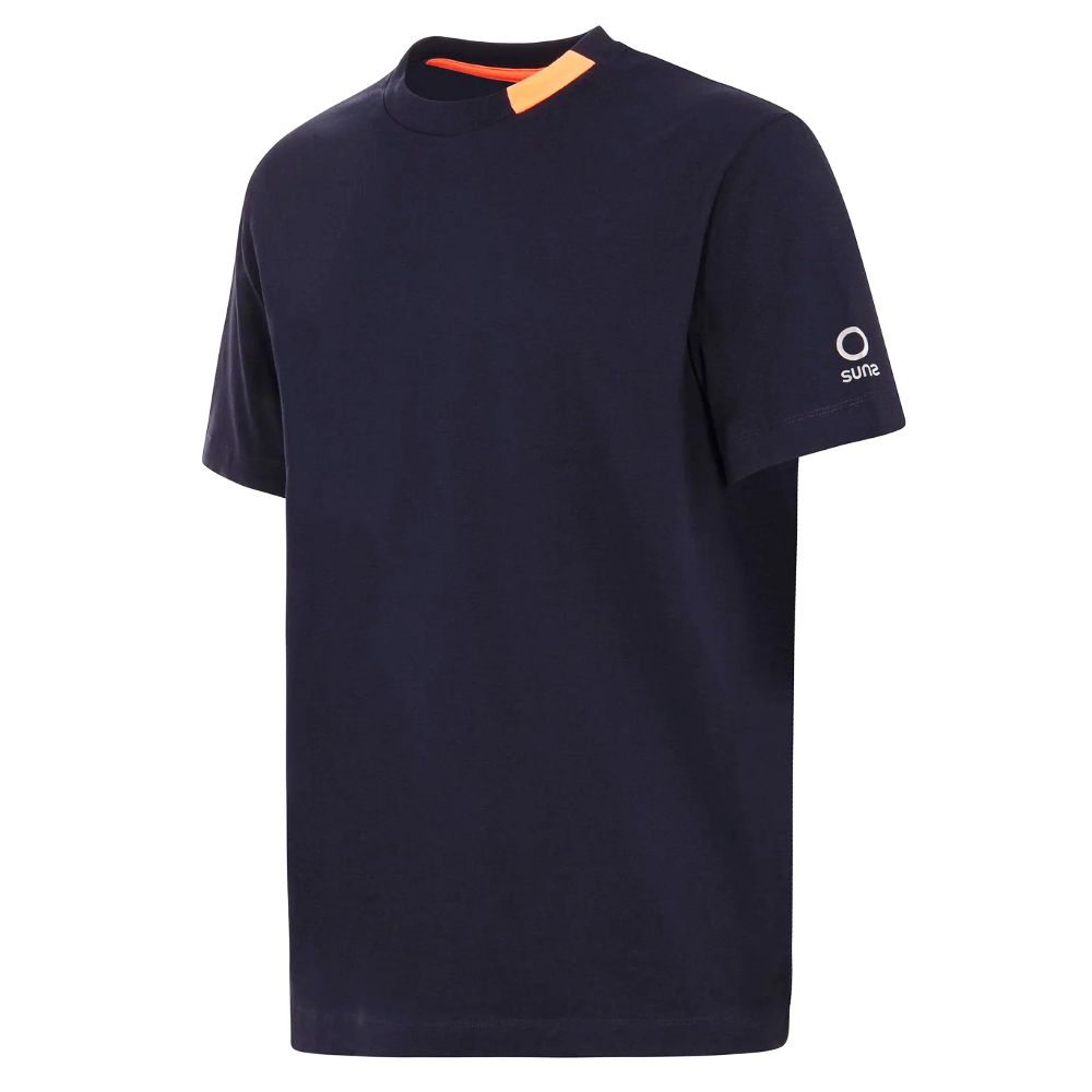 Suns Blaues Baumwoll-T-Shirt