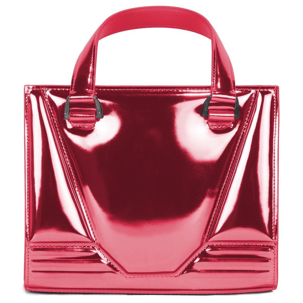 Ferrari Handtasche aus fuchsiafarbenem Leder