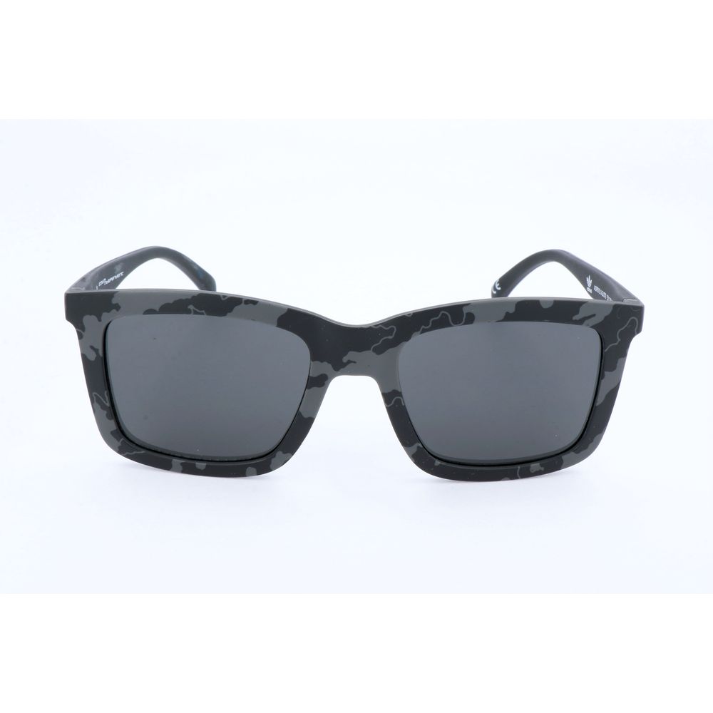 Adidas – Braune Sonnenbrille aus Kalbshaar