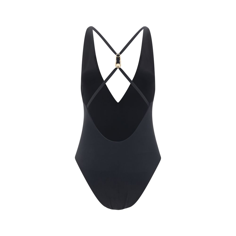Versace Safety Pin Einteiliger Badeanzug