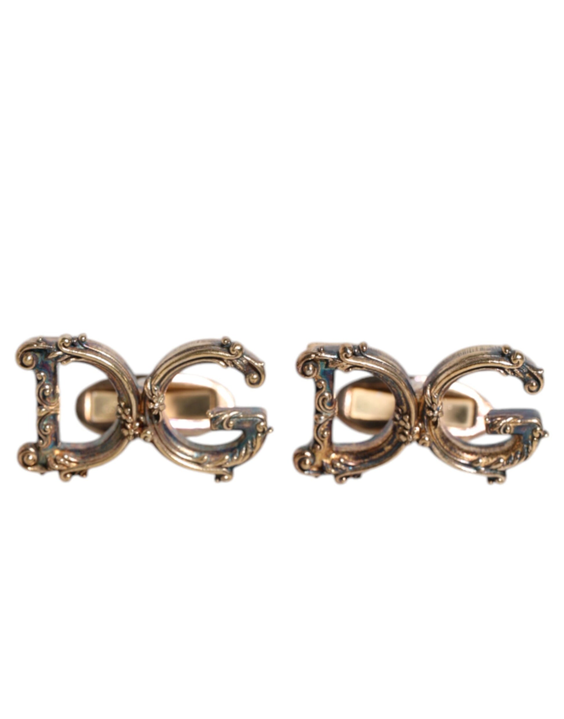 Dolce &amp; Gabbana Manschettenknopf aus 925er Sterlingsilber mit DG-Logo