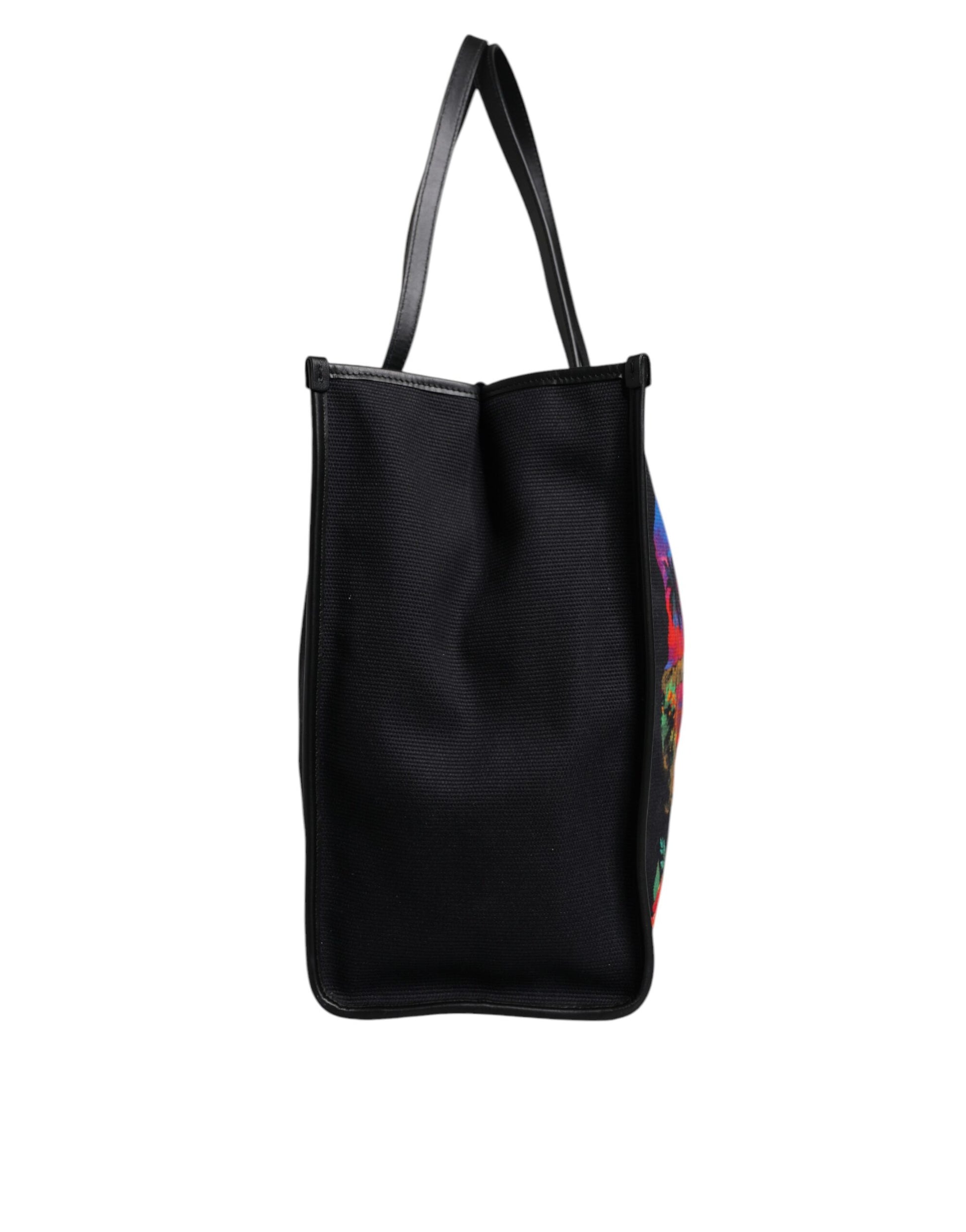 Dolce &amp; Gabbana – Einkaufstasche mit mehrfarbigem Grafikdruck und Tragegriff oben