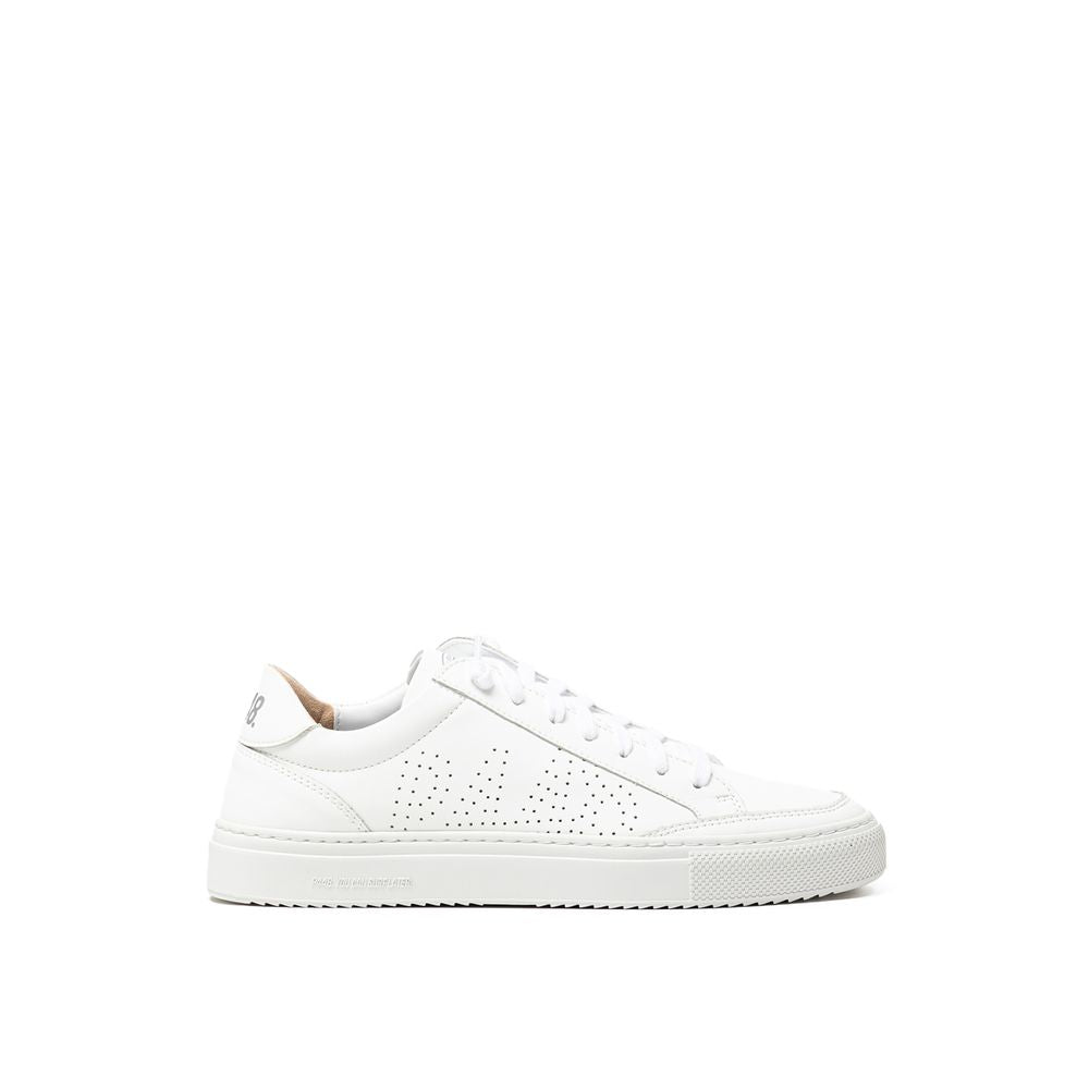 P448 Weißer Ledersneaker
