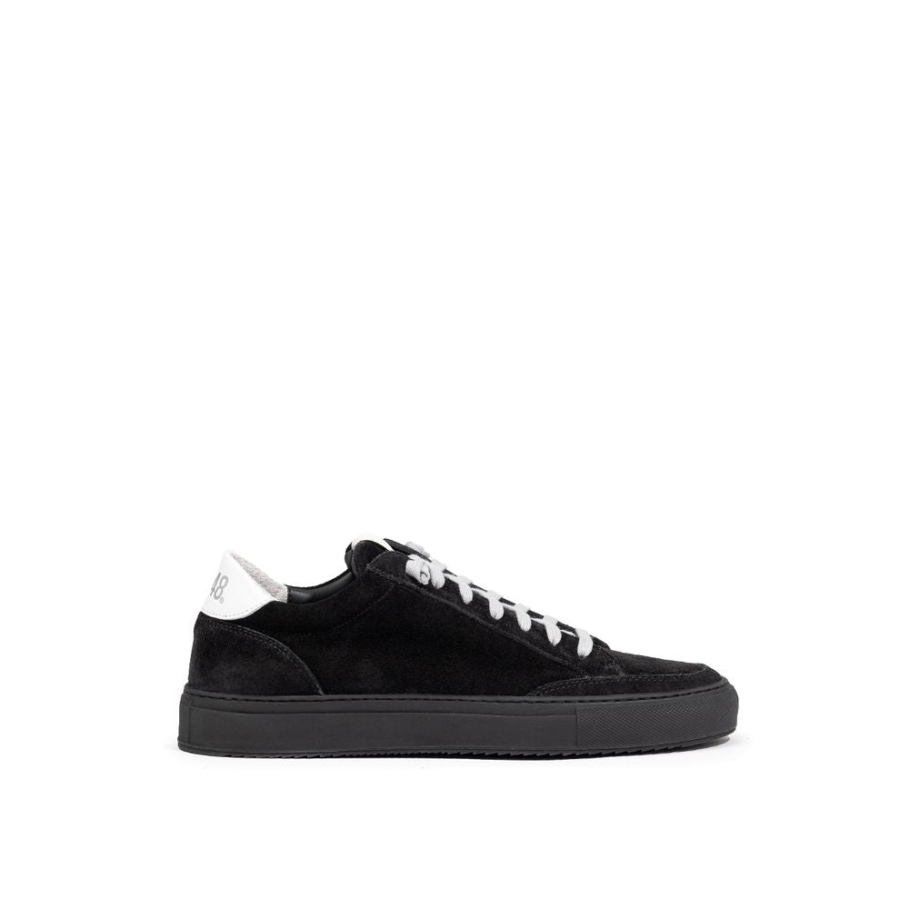 P448 Sneaker aus schwarzem Wildleder