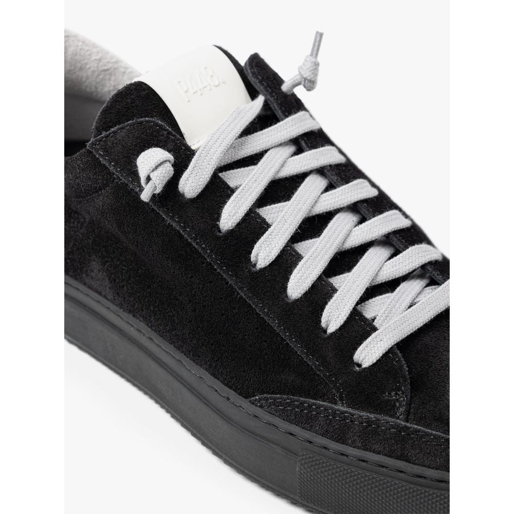 P448 Sneaker aus schwarzem Wildleder