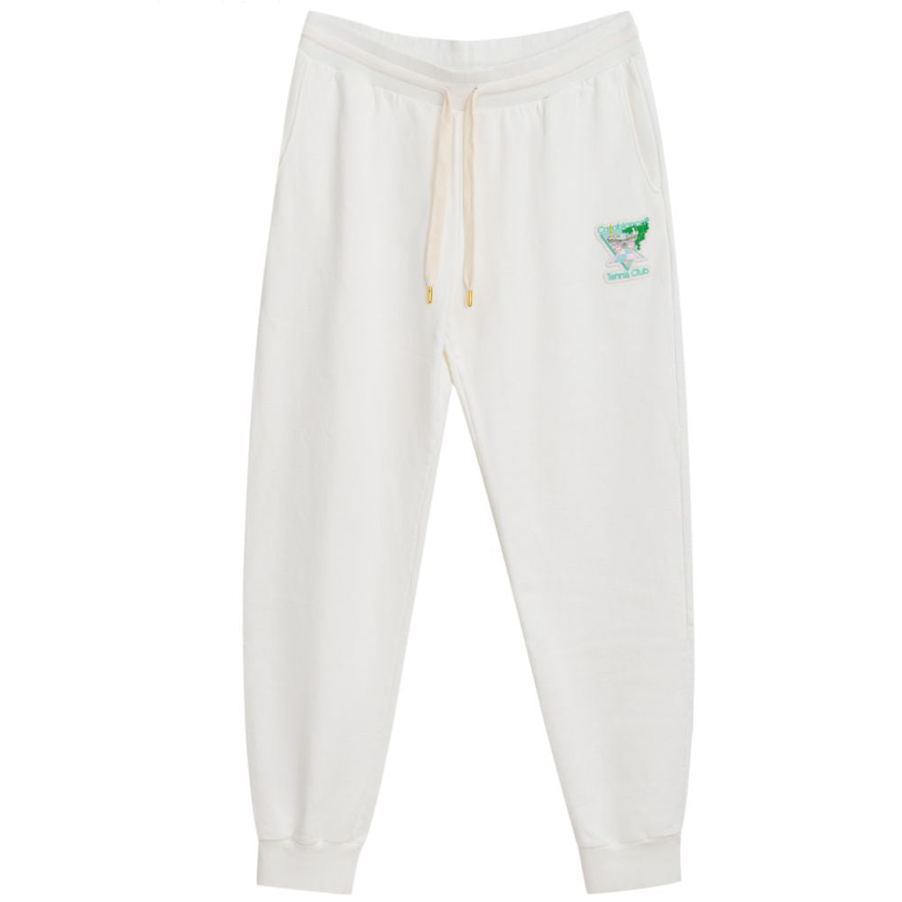 Casablanca – Weiße Sporthose aus Baumwolle