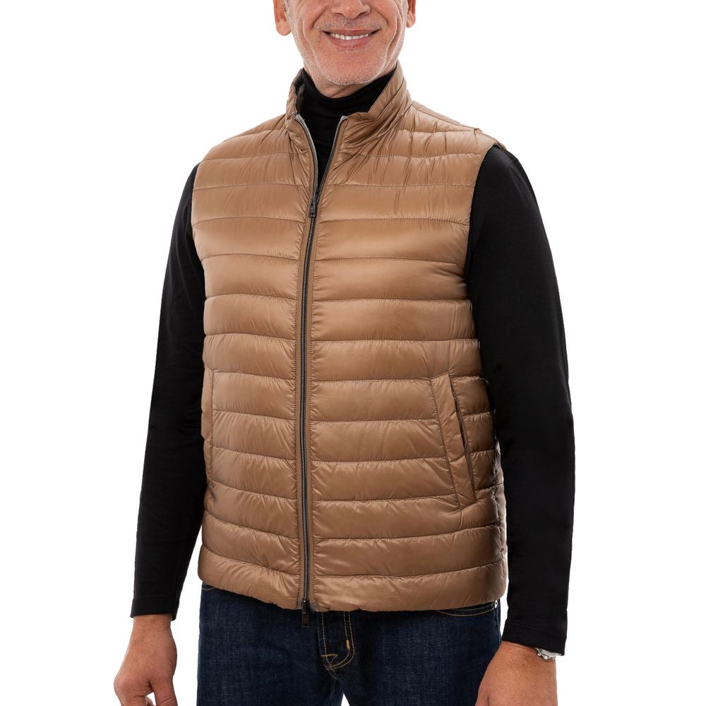 Herno Brown Polyamid Sleveless Jacke