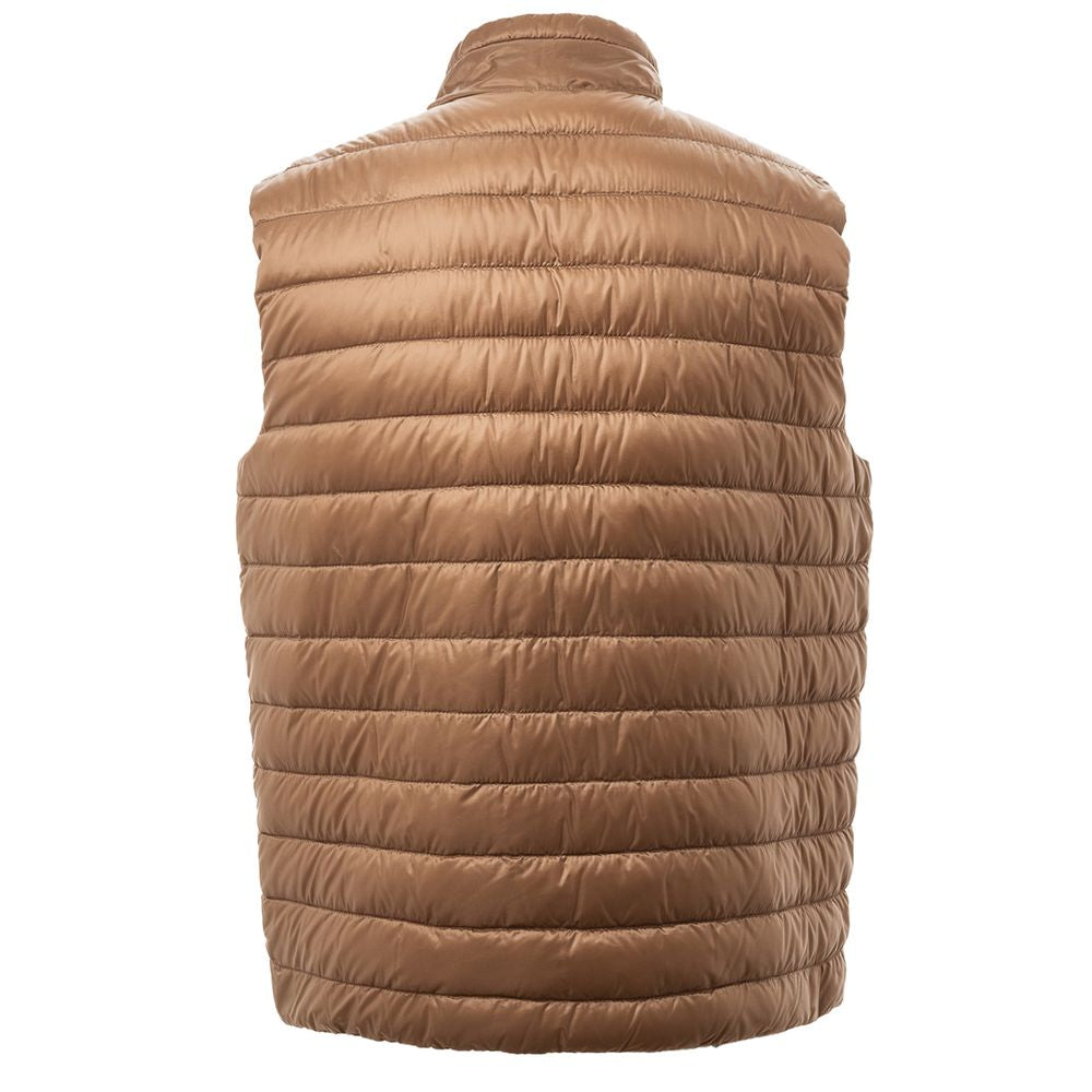 Herno Brown Polyamid Sleveless Jacke