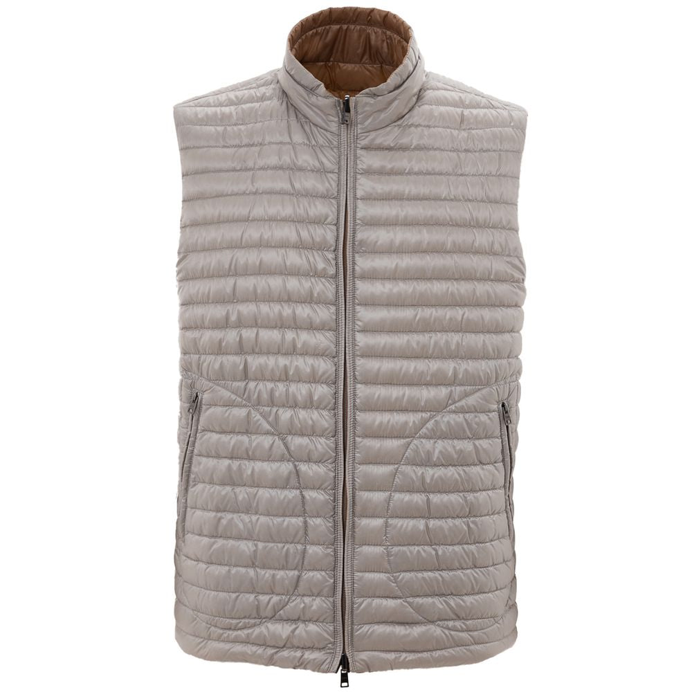 Herno Brown Polyamid Sleveless Jacke