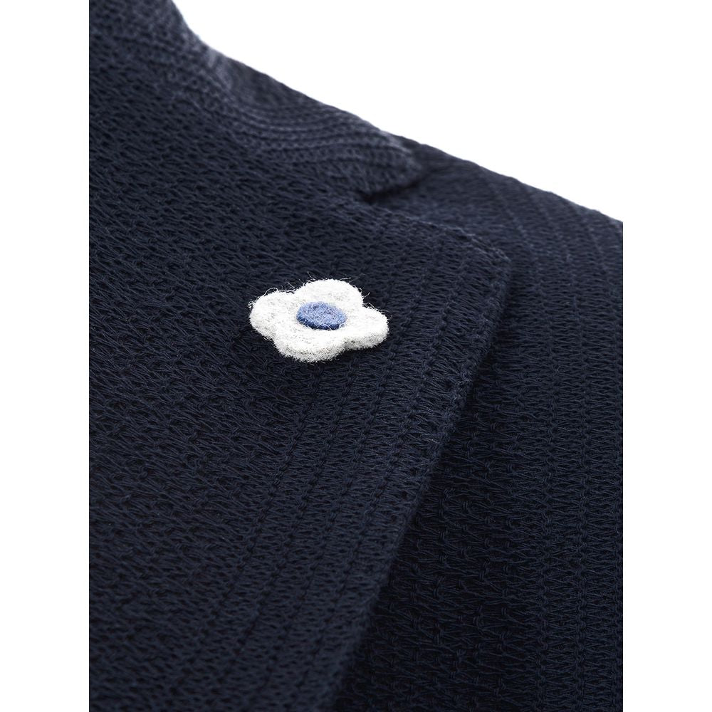 Blauer Baumwollblazer von Lardini