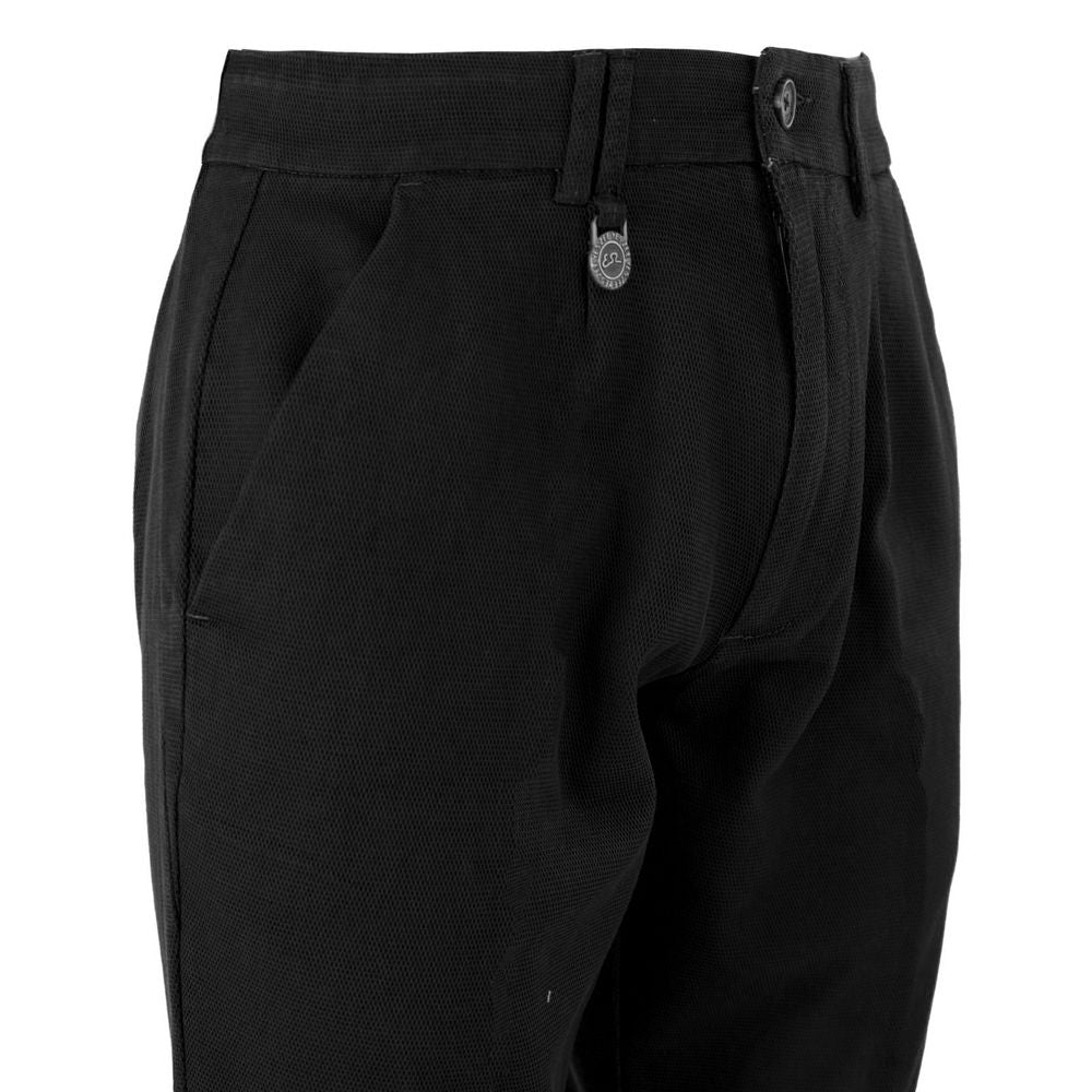 Yes Zee – Schwarze Baumwollshorts