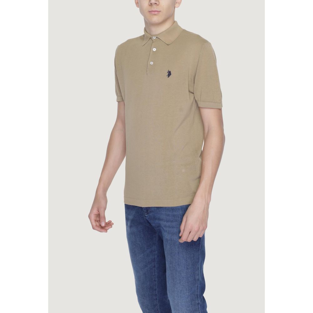 U.S. POLO ASSN. Beige Cotton Sweater