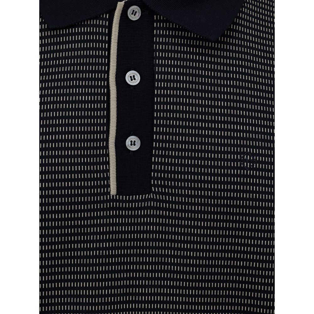 Dunhill Poloshirt aus Baumwolle, Blau