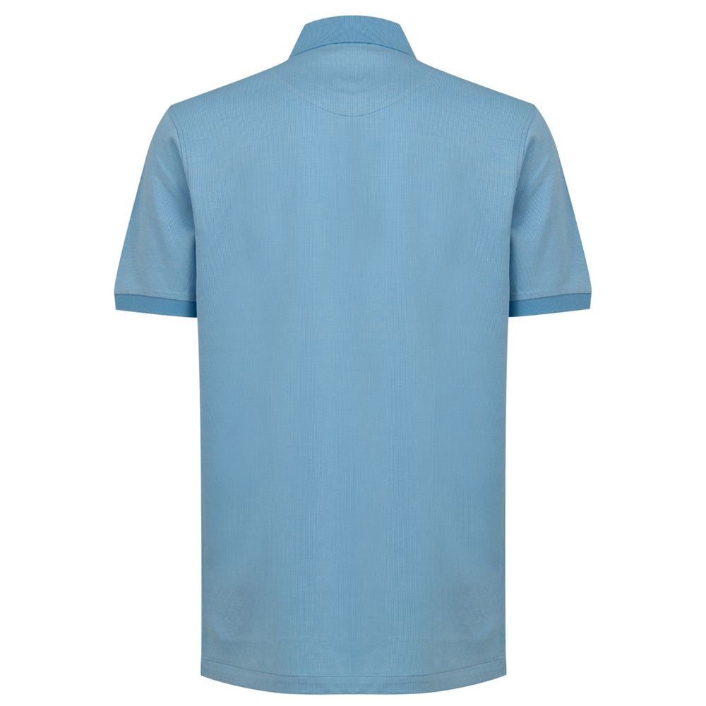 Dunhill Poloshirt aus Baumwolle, Blau