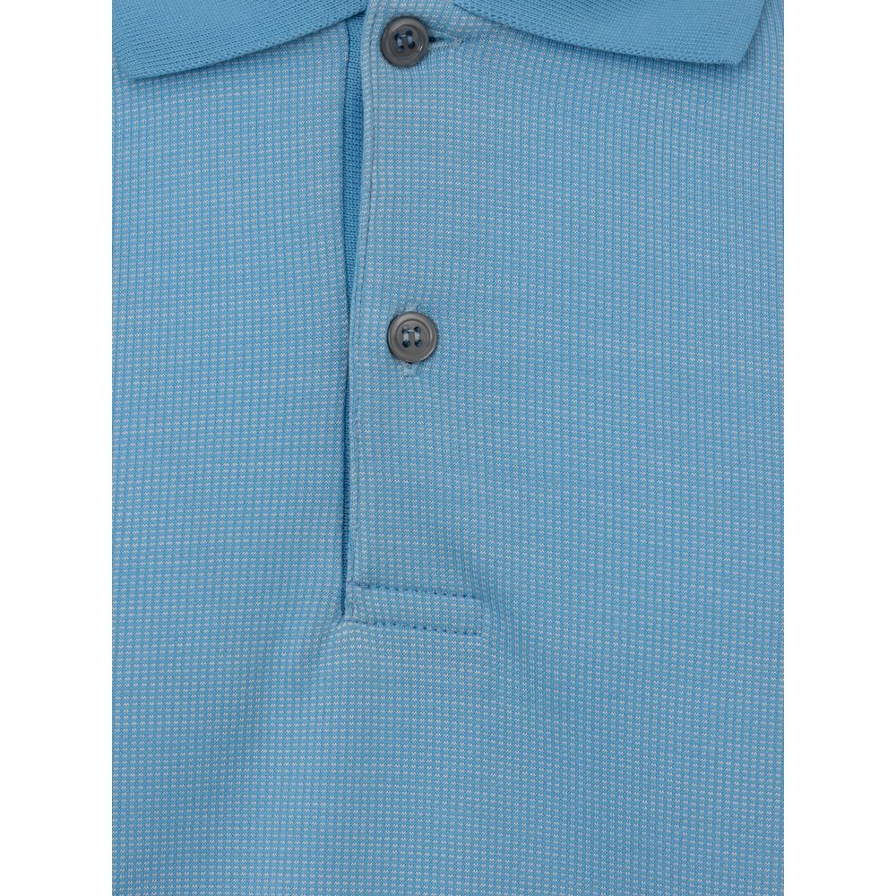 Dunhill Poloshirt aus Baumwolle, Blau