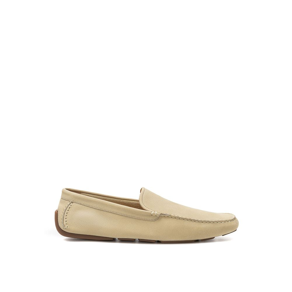 Bally Beige Ledermokassin