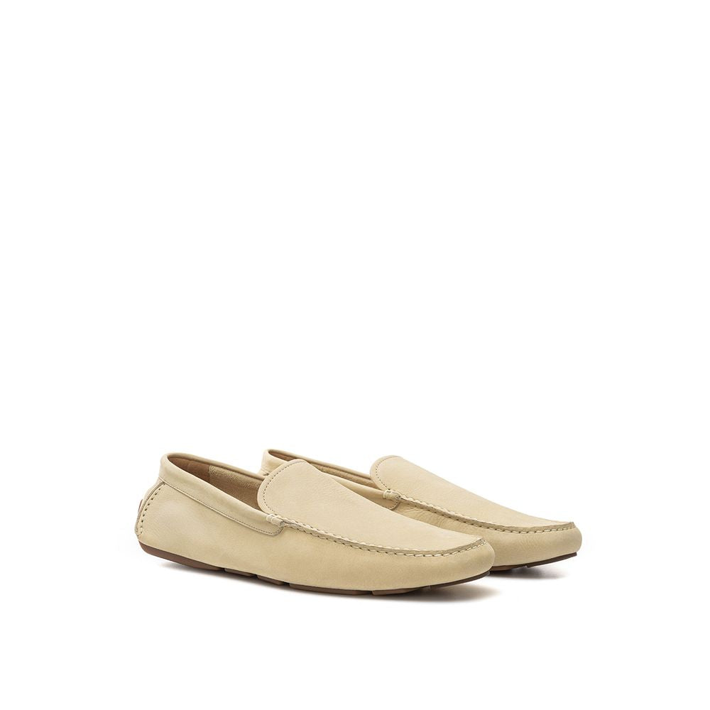 Bally Beige Ledermokassin