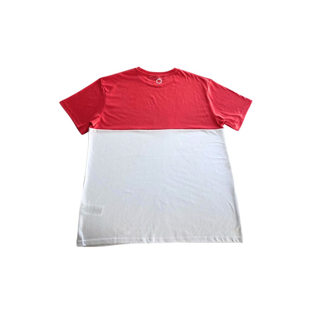 Trussardi Beachwear Weißes Polyester Herren T-Shirt