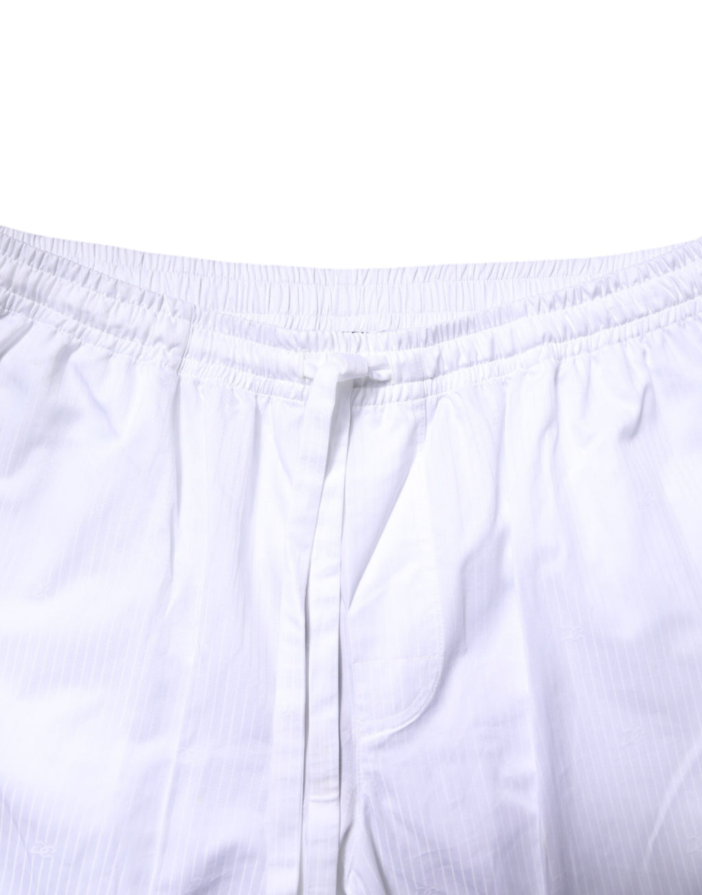 Dolce &amp; Gabbana Pyjama-Set aus weißer Baumwolle mit Hemd und Hose