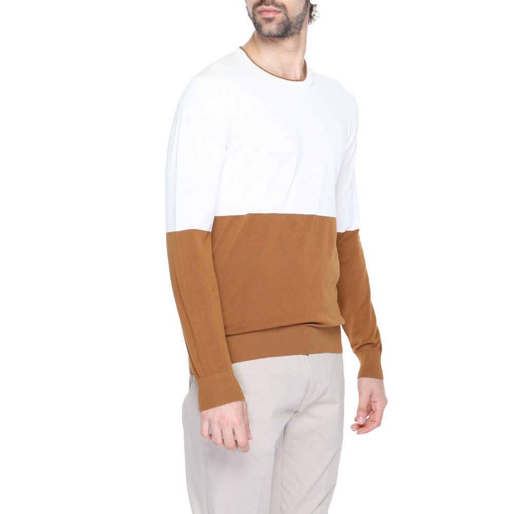 Liu Jo Cremefarbenes Baumwoll-T-Shirt