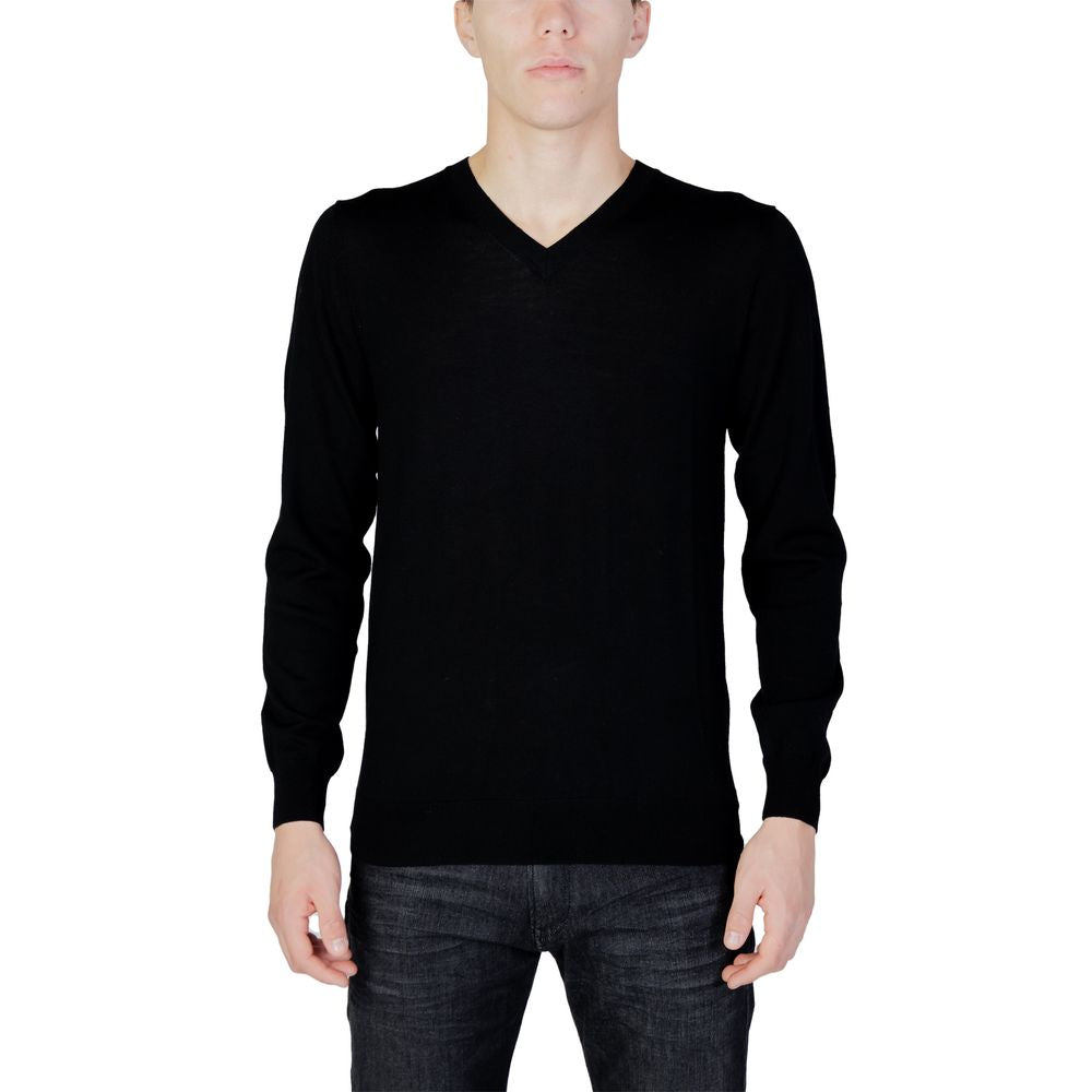 Liu Jo Schwarzes Woll-T-Shirt