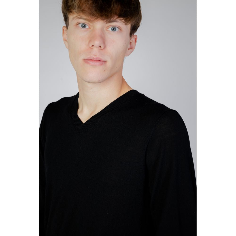 Liu Jo Schwarzes Woll-T-Shirt