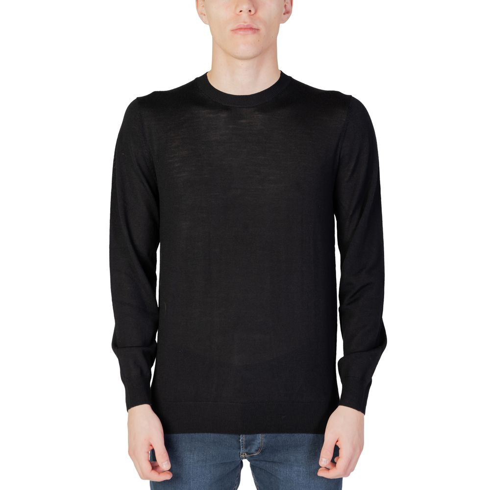 Liu Jo Schwarzes Baumwoll-T-Shirt