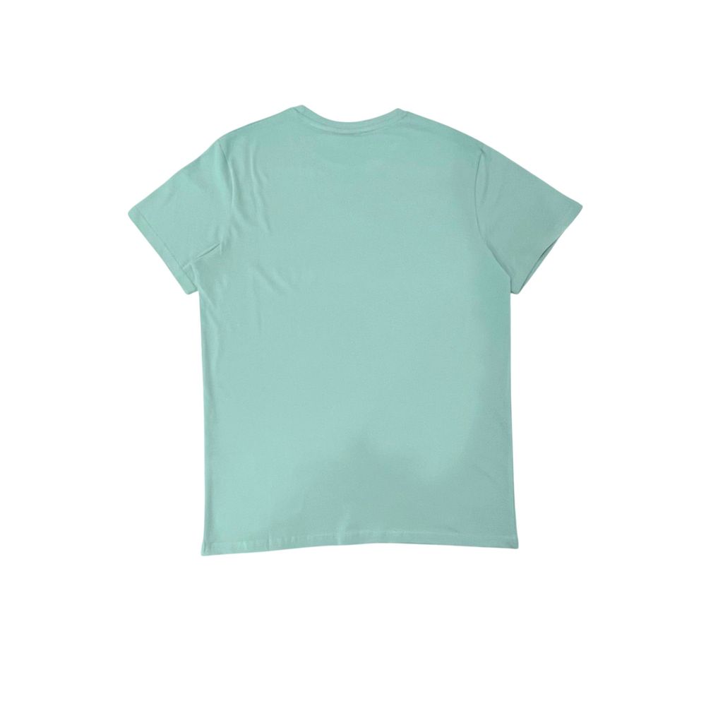Iceberg Hellblaues Herren-T-Shirt aus Baumwolle