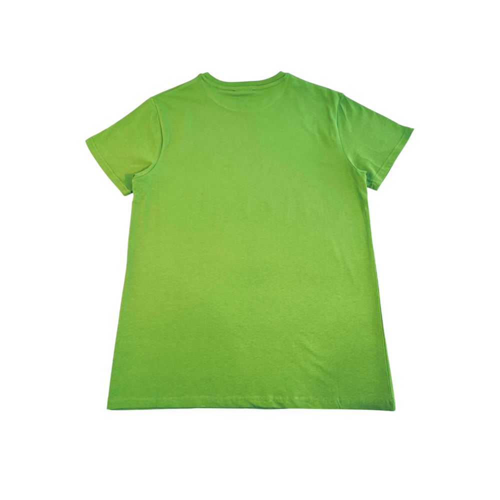 Iceberg Grünes Baumwoll-T-Shirt für Herren