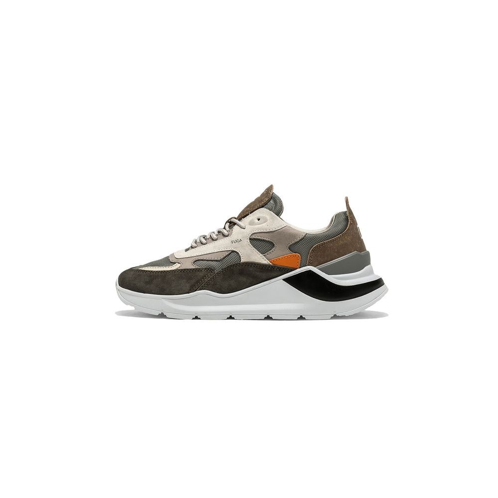 DATE Grauer Ledersneaker