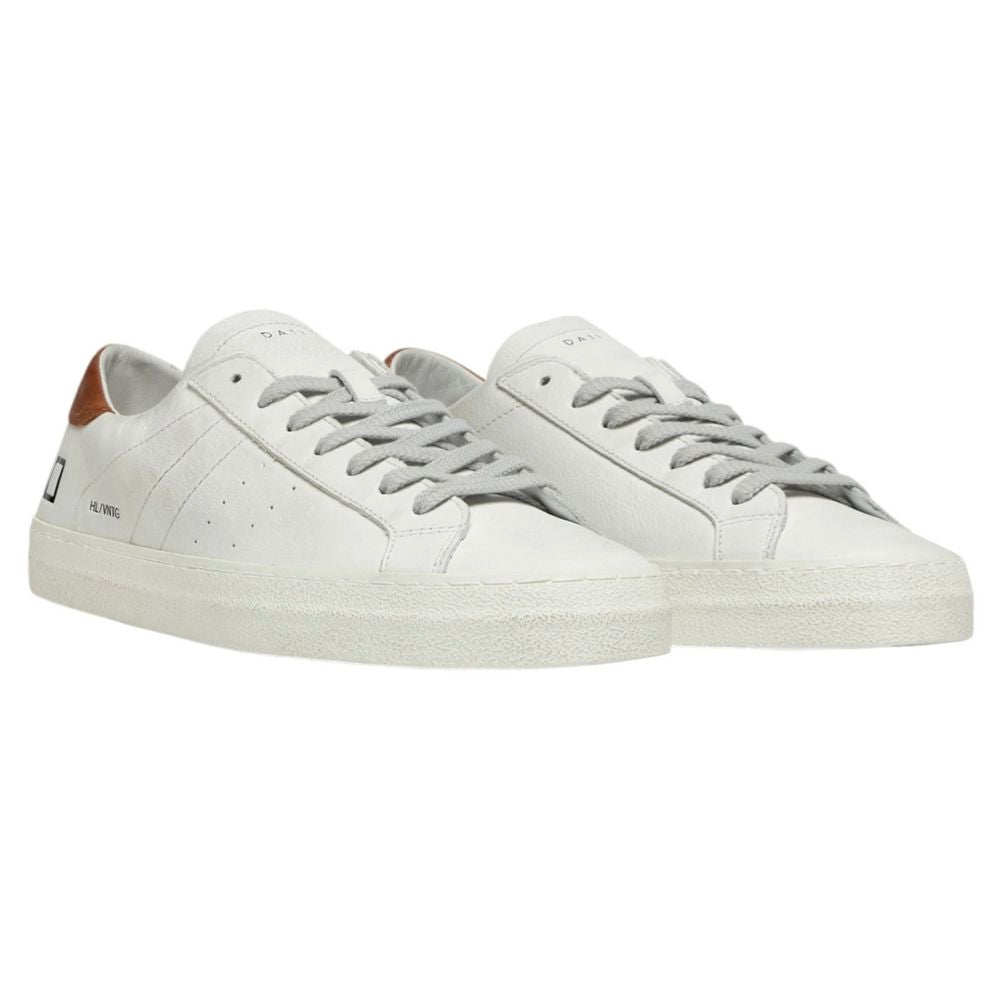DATE Sneaker aus weißem Leder