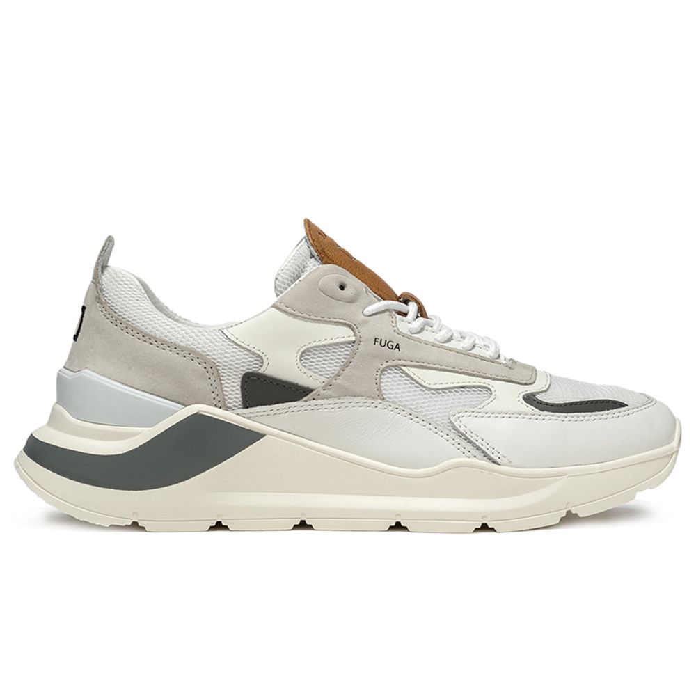 DATE Sneaker aus weißem Leder