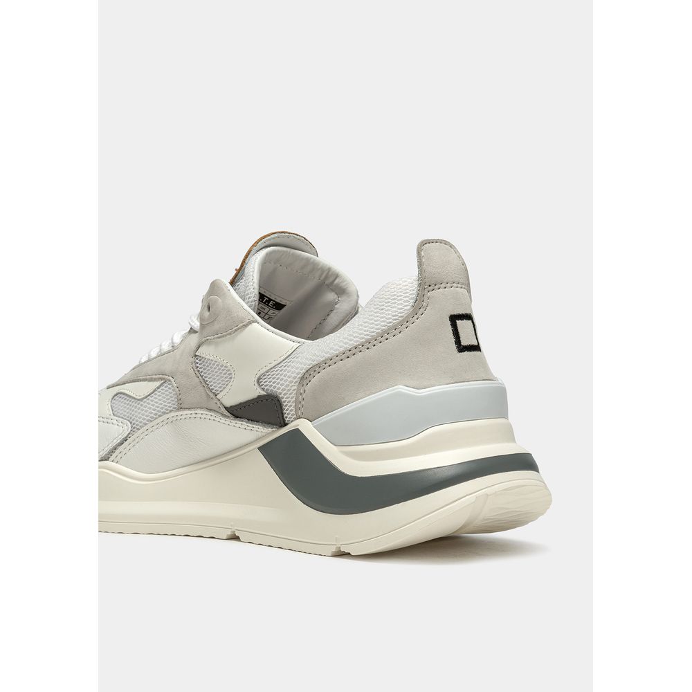 DATE Sneaker aus weißem Leder