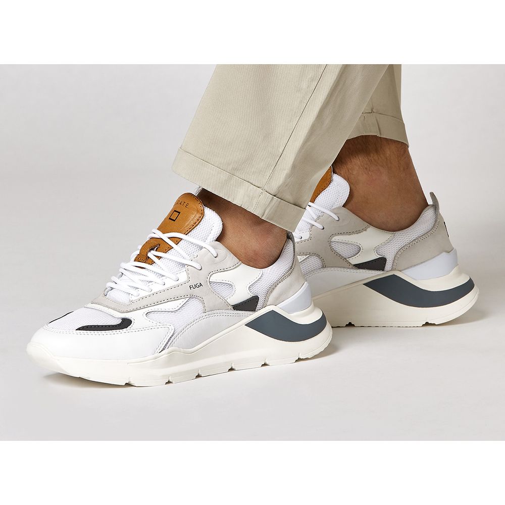 DATE Sneaker aus weißem Leder