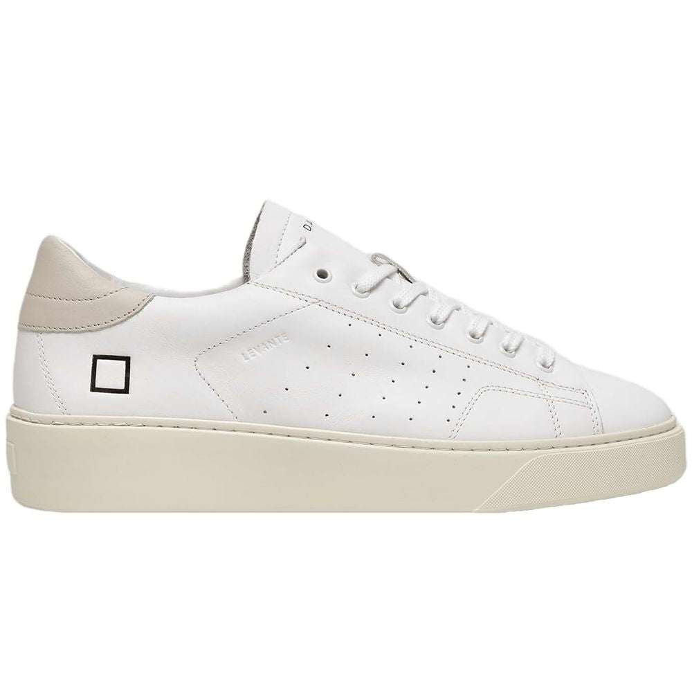 DATE Sneaker aus weißem Leder