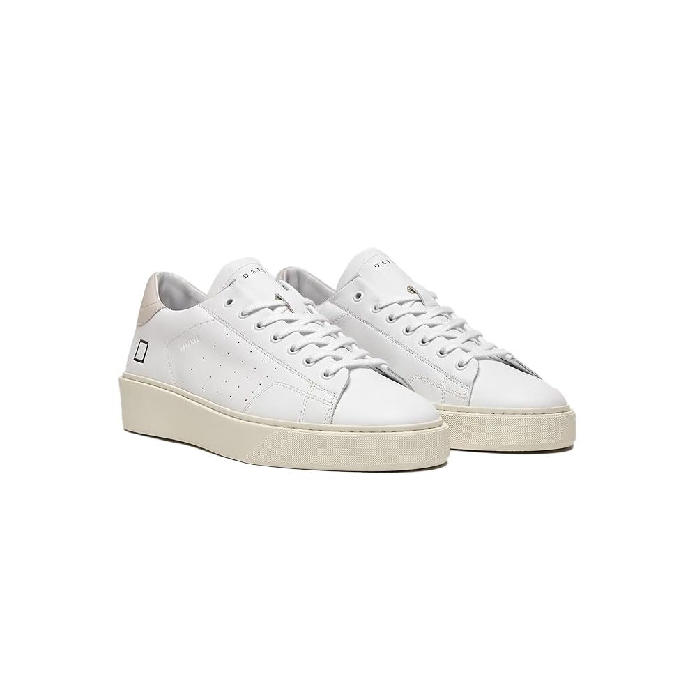 DATE Sneaker aus weißem Leder